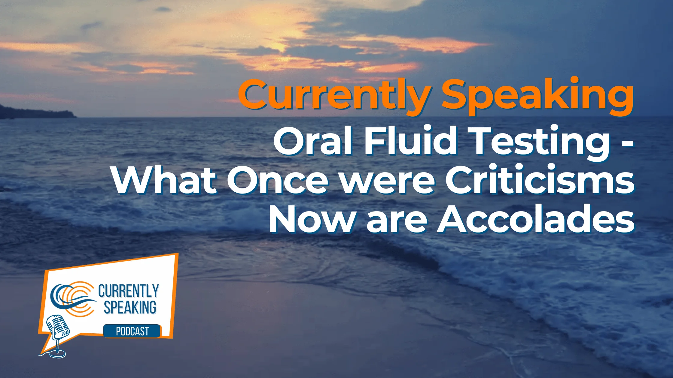 This week Bill Current, President and Founder of Current Consulting Group, talks about oral fluid testing, and what were once considered criticisms are now accolades. Not that long ago oral fluid drug testing was considered an emerging technology before it became one of the fastest growing trends among both buyers and sellers. This is the case with anything new. There are supporters, and those who toss around criticism, and those who share accolades. Listen to this week’s insightful episode to hear how oral fluid drug testing has evolved.